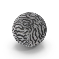 White Tiger Fur Ball PNG & PSD Images
