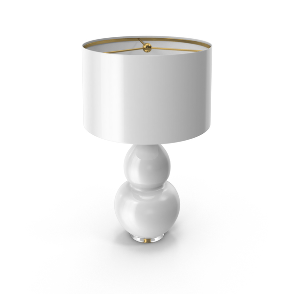 Pop Color Modern Ceramic Table Lamp White PNG & PSD Images