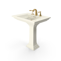 Classical Bathroom Sink Running Water PNG & PSD Images