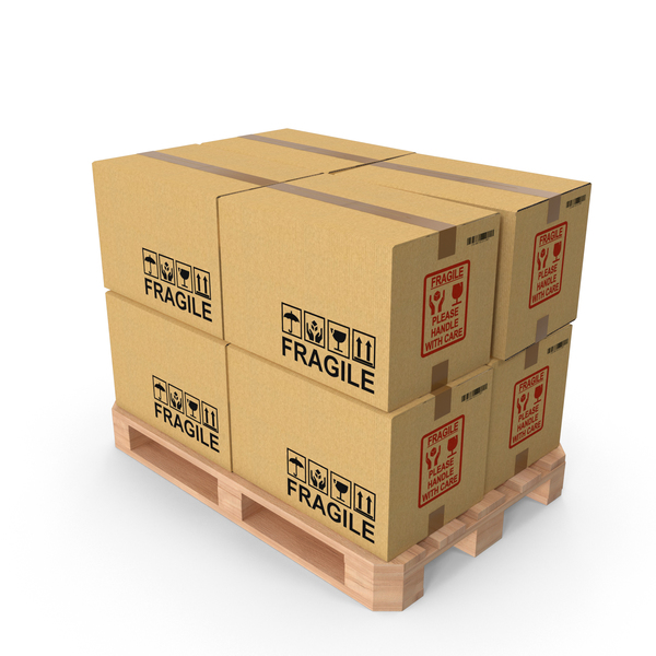 Pallet With Boxes PNG & PSD Images