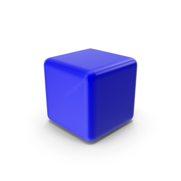 Blue Blank Block PNG & PSD Images