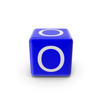 Blue O Block PNG & PSD Images