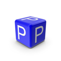 Blue P Block PNG & PSD Images
