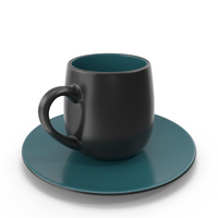 Coffee Cup and Saucer PNG & PSD Images