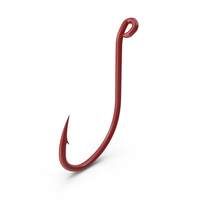 Red Fishing Hook PNG & PSD Images