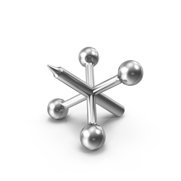 Metal Jack Game Piece PNG & PSD Images