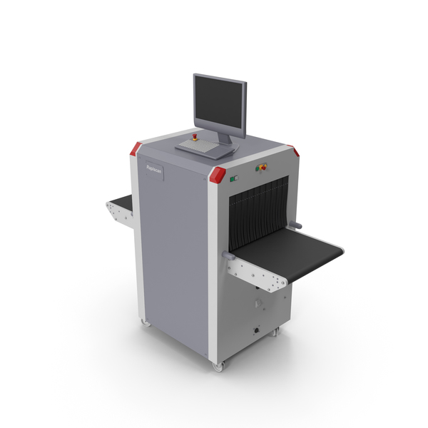 X射线行李扫描仪PNG和PSD图像