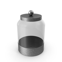 Glass Food Canister PNG & PSD Images