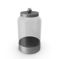 Glass Food Canister PNG & PSD Images