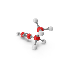 Butyne Molecular Model PNG & PSD Images