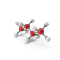 Butane Molecular Model PNG & PSD Images
