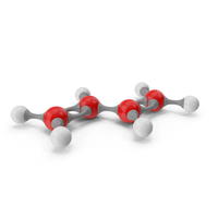 Butadiene Molecular Model PNG & PSD Images