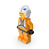 Lego Man Star Wars X Wing Rebel Pilot PNG & PSD Images