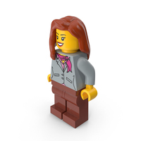 Lego Woman Stewardess PNG & PSD Images