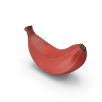红色香蕉PNG和PSD图像