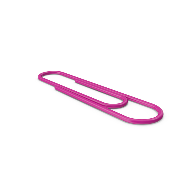 Pink Paper Clip PNG & PSD Images