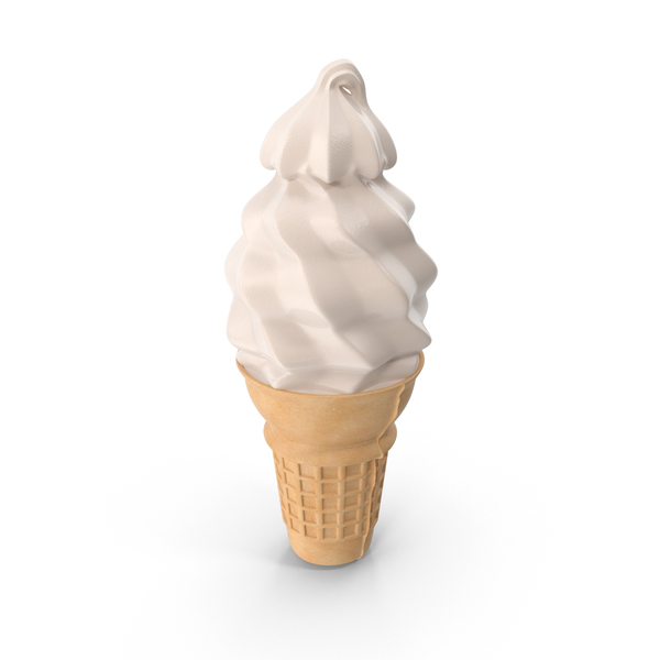 Soft Serve Ice Cream Cone PNG & PSD Images