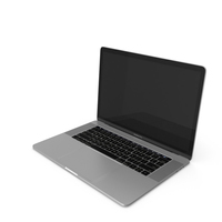 Open MacBook Silver PNG & PSD Images