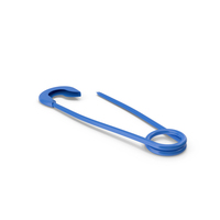 Blue Safety Pin PNG & PSD Images