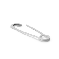 White Safety Pin PNG & PSD Images