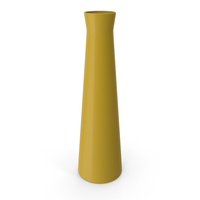 Vase Glossy Yellow PNG & PSD Images