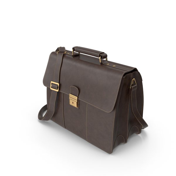 Visconti Apollo Oil Tanned Leather Briefcase PNG & PSD Images