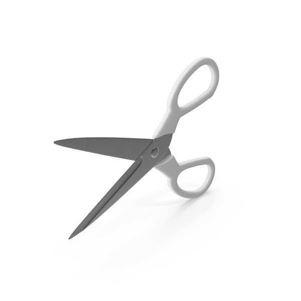 White Handled Scissors PNG & PSD Images