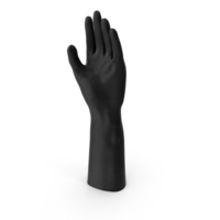 Large Black Rubber Lab Glove PNG & PSD Images