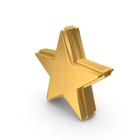 Golden Star PNG & PSD Images