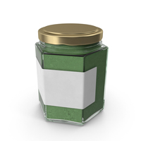 Natural Pigment in Glass Jar PNG & PSD Images