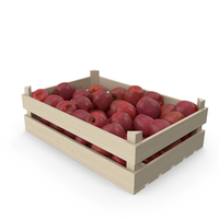 Wooden Apple Crate PNG & PSD Images