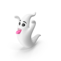 Cartoon Ghost Character PNG & PSD Images