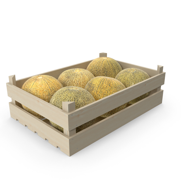 Wooden Melon Crate PNG & PSD Images