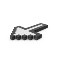 Pixelated Arrow Icon PNG & PSD Images
