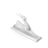 Resting Antelope Statue PNG & PSD Images