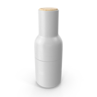 White Bottle Grinder PNG & PSD Images