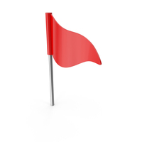 Red Flag Push Pin PNG & PSD Images