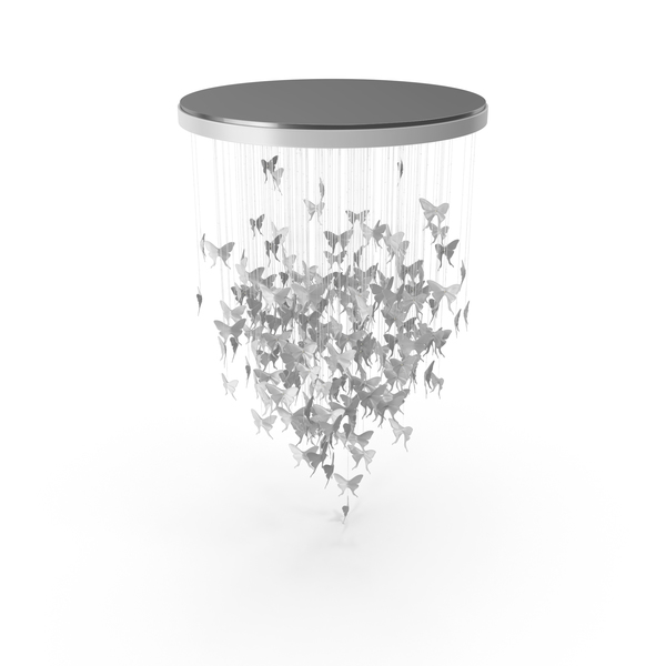 Round Sagarti Tenea Butterfly Ceiling Chandelier PNG & PSD Images