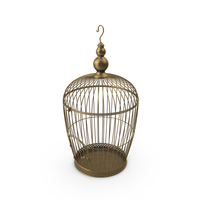 Decorative Vintage Bird Cage PNG & PSD Images