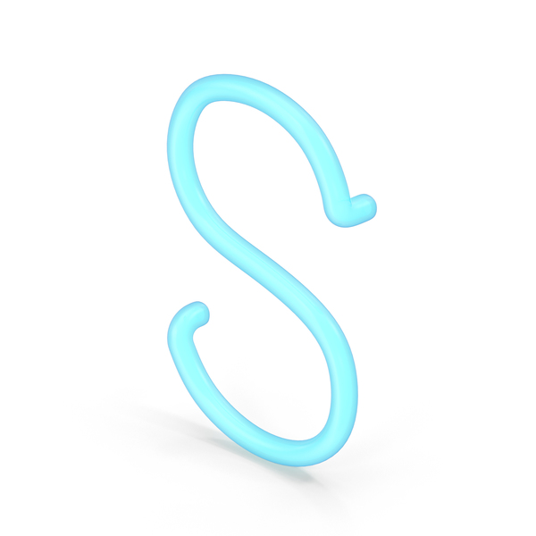 Neon Letter S PNG & PSD Images