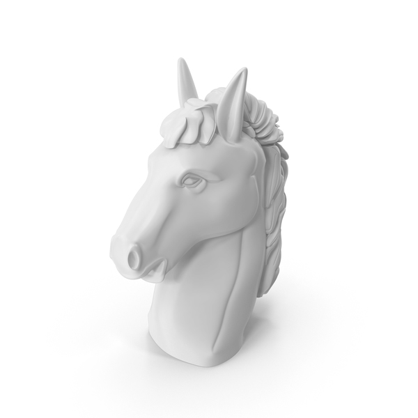 White Horse Head PNG & PSD Images