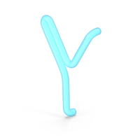 Neon Letter Y PNG & PSD Images