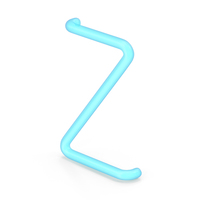 Neon Letter Z PNG & PSD Images