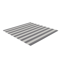 Striped Square Dhurrie Rug PNG & PSD Images