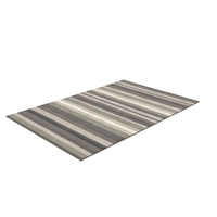 Grey Stripe Rug Rectangular PNG & PSD Images