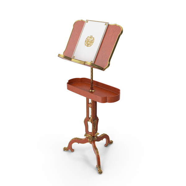 Baroque Music Note Stand PNG & PSD Images