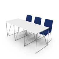 Conference Office Table And Chairs PNG & PSD Images