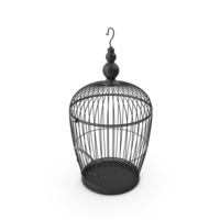 Black Bird Cage PNG & PSD Images