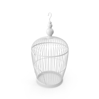 White Bird Cage PNG & PSD Images