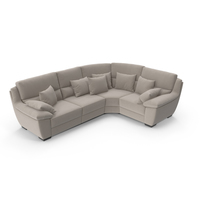 Velvet Corner Sectional Sofa PNG & PSD Images